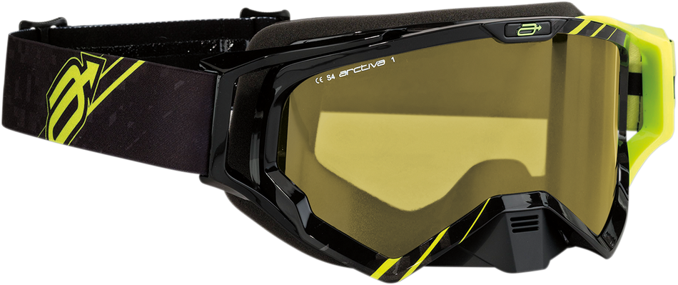 ARCTIVA Vibe Goggles - Black/Hi-Viz Yellow 2601-2353