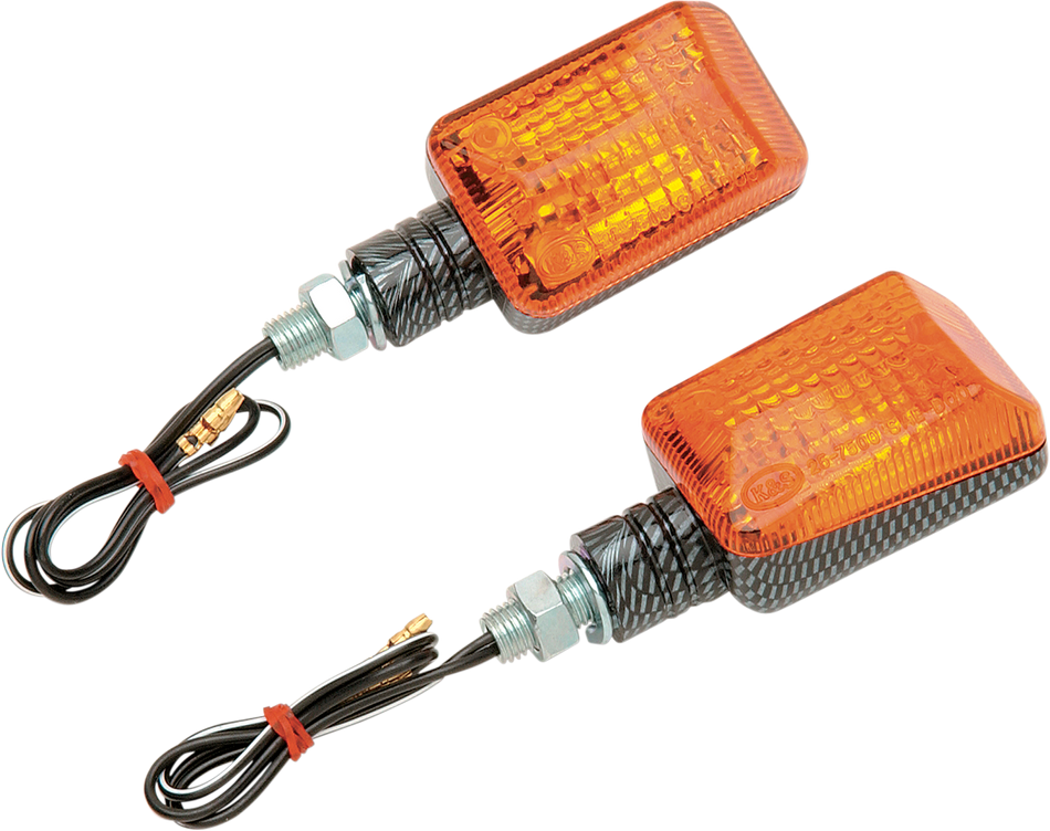 K&S TECHNOLOGIES DOT Marker Light - Ministalk - Carbon Fiber 25-7501