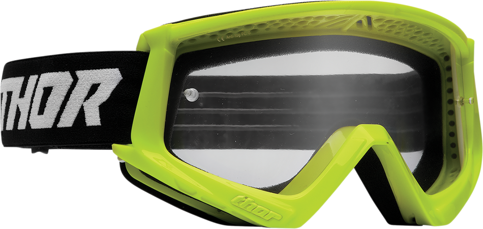 THOR Combat Goggles - Racer - Flo Acid/Black 2601-2706