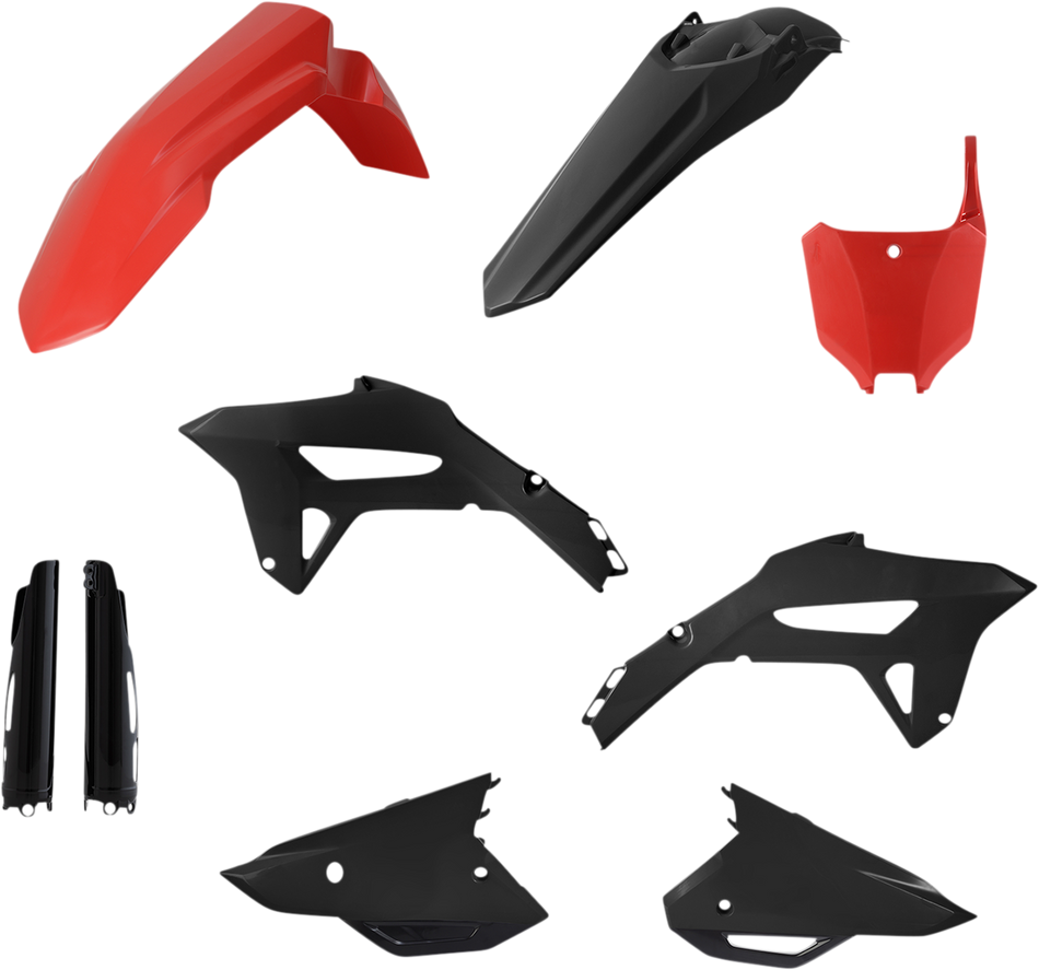 ACERBIS Kompletter Ersatz-Bodykit - Rot/Schwarz CRF250R 2022-2023 / CRF450R 2021-2023 2858921042 