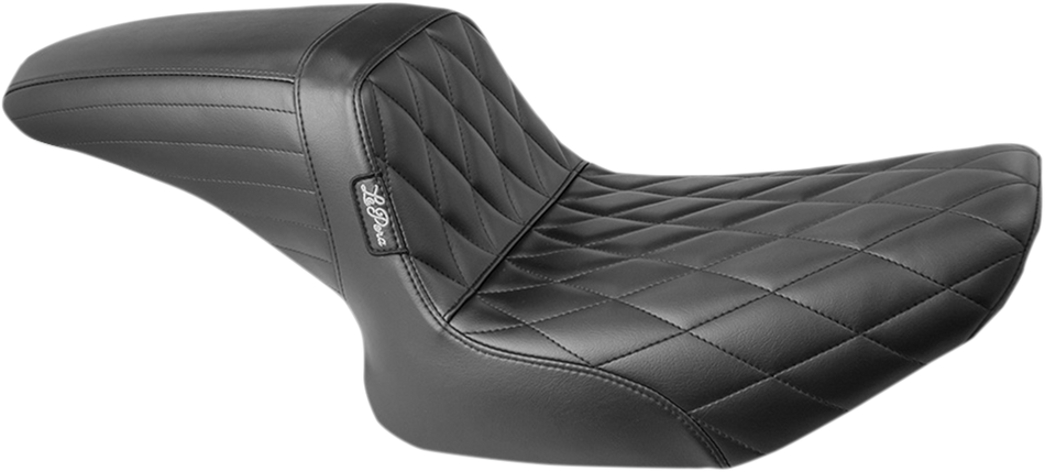 LE PERA Kickflip Seat - Diamond - Black - FXR '82-'94 L-598DM