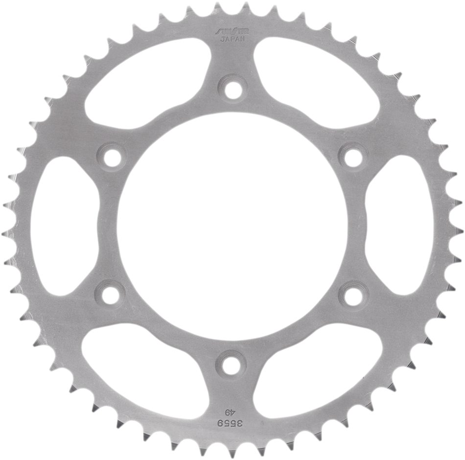 SUNSTAR SPROCKETS Steel Rear Sprocket - 49 Tooth - Honda 2-355949