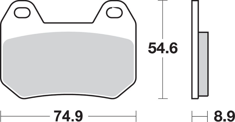 SBS HF Brake Pads - BMW 746HF