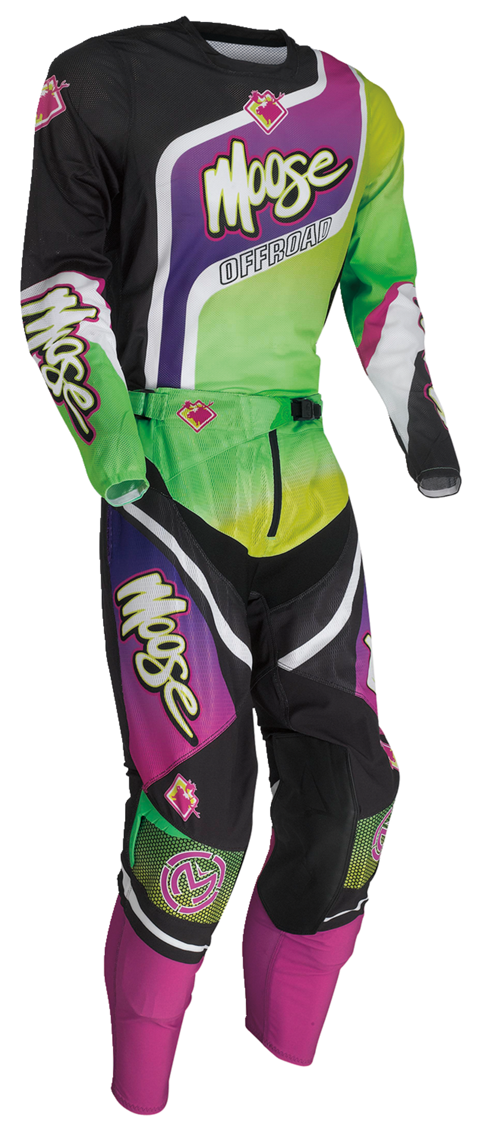 MOOSE RACING Sahara™ Jersey - Purple/Green - Medium 2910-7229