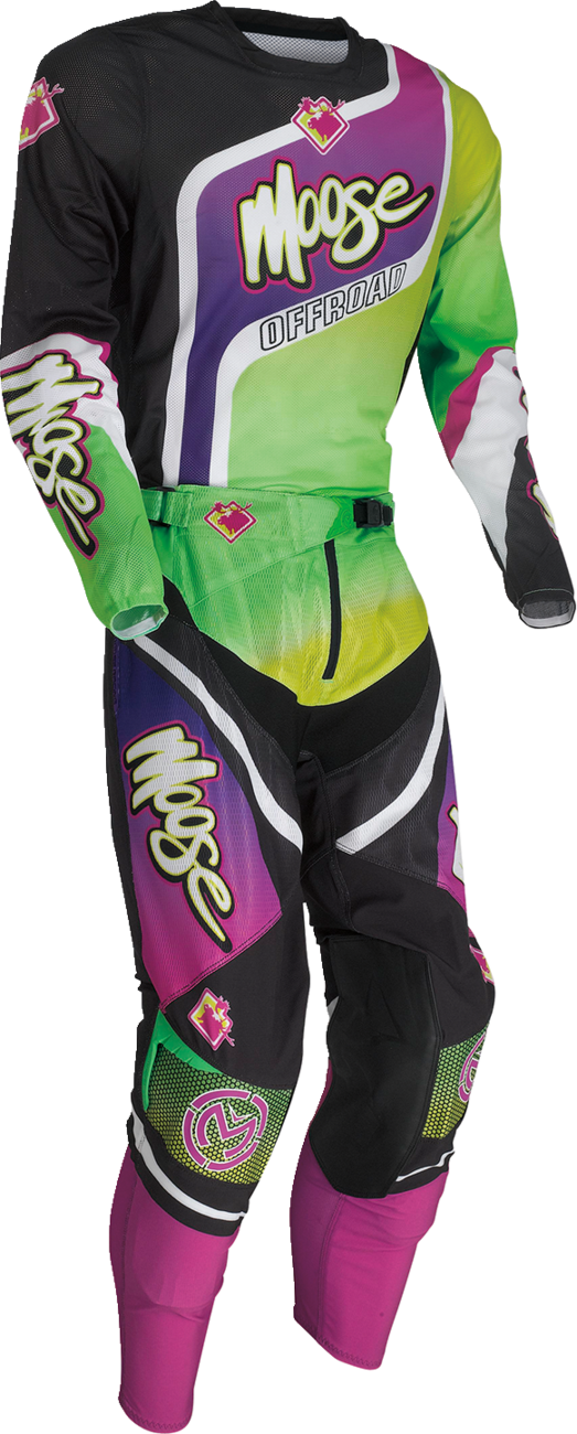 MOOSE RACING Sahara Pants - Purple/Green - 30 2901-10411