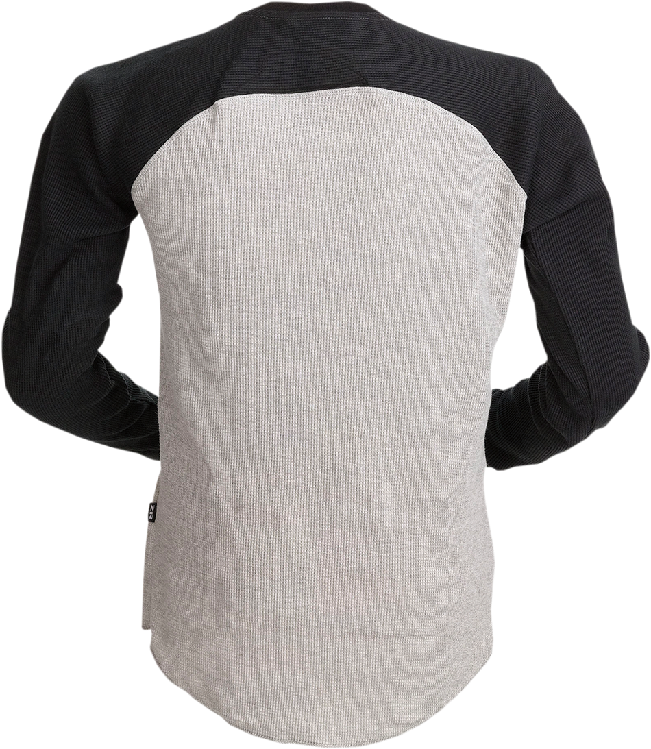 Z1R Waffle Long-Sleeve Shirt - Gray - Small 2840-0149