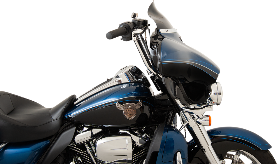 KLOCK WERKS Flare™ Windshield - 6-1/2" - Black - '96-'13 FLHT KWW-01-0200