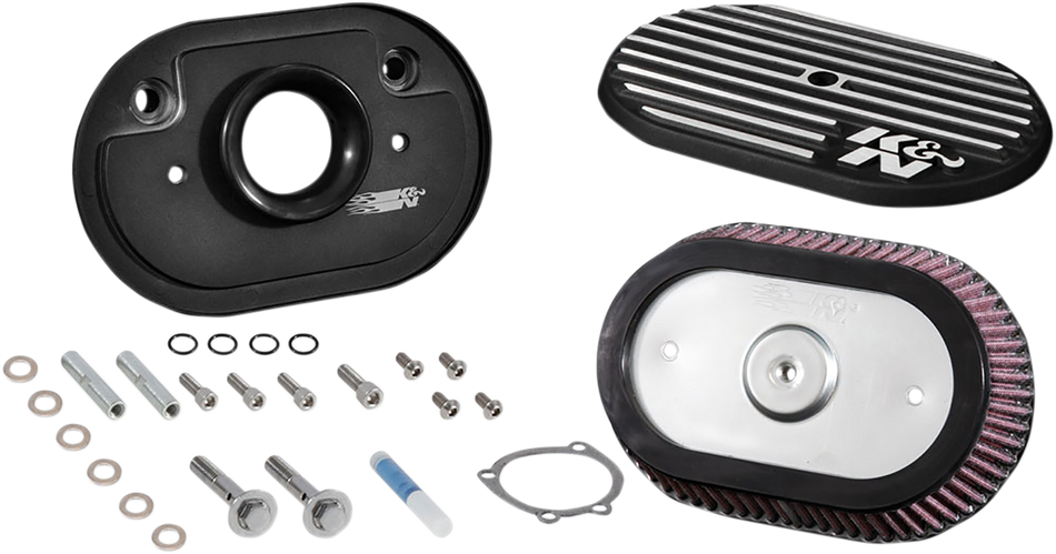 K & N Side Draft Intake Kit - Black - Softail/Dyna RK-3953