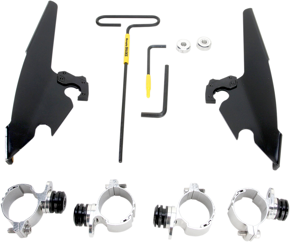 MEMPHIS SHADES Batwing - Mounting Kit - Black - XL12C MEB2008