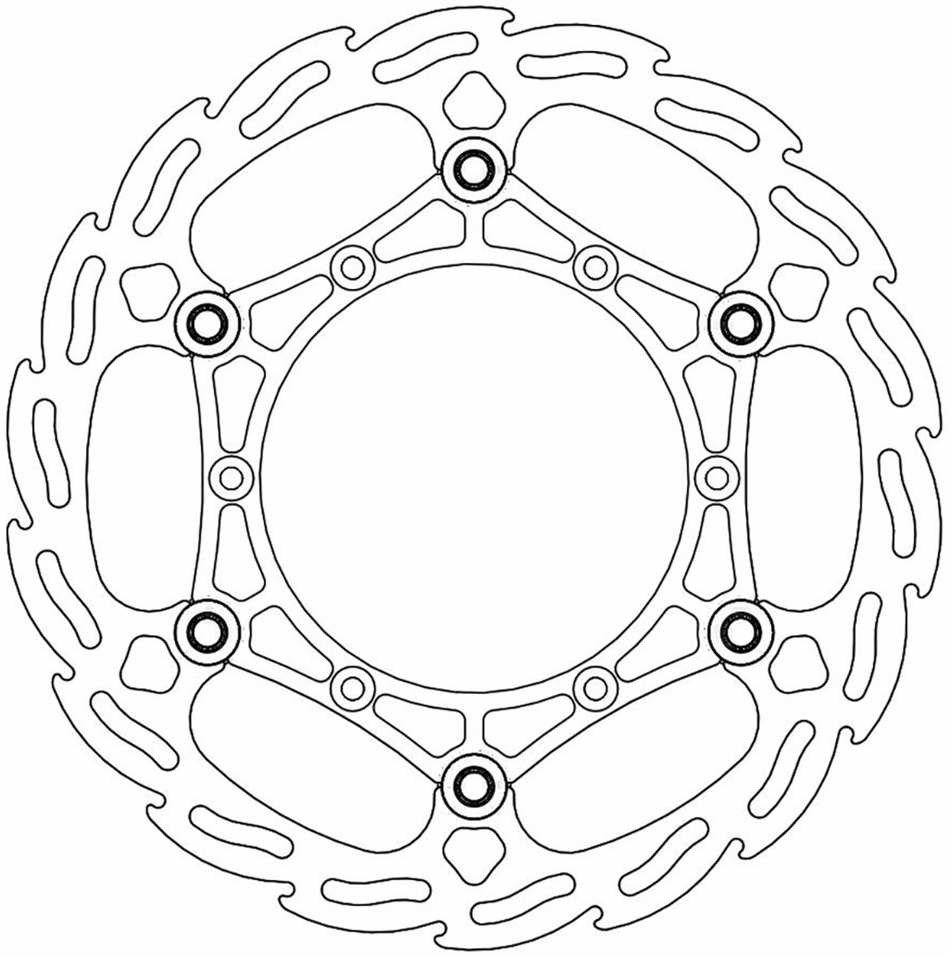 MOTO-MASTER Brake Rotor - Flame 260 111046-PU