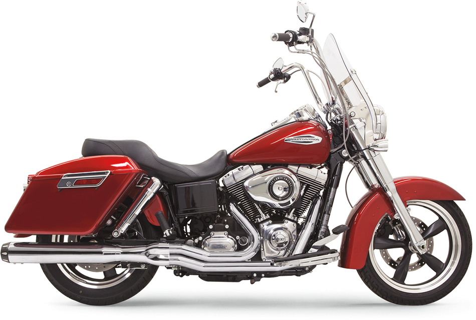 BASSANI XHAUST 2:1 Exhaust - Chrome - FLD 1D28R