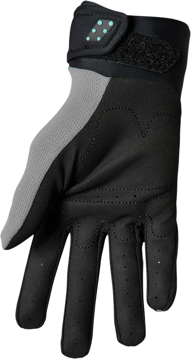 THOR Youth Spectrum Handschuhe - Grau/Schwarz/Mint - Medium 3332-1600 