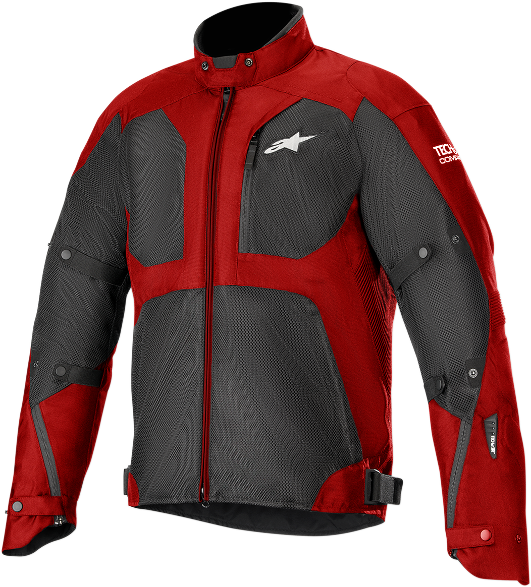 ALPINESTARS Tailwind Air wasserdichte Jacke, Schwarz/Rot, Größe M, 3200619-31-M