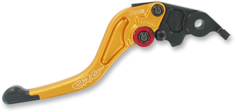 CRG Brake Lever - RC2 - Short - Gold 2RB-516-H-G