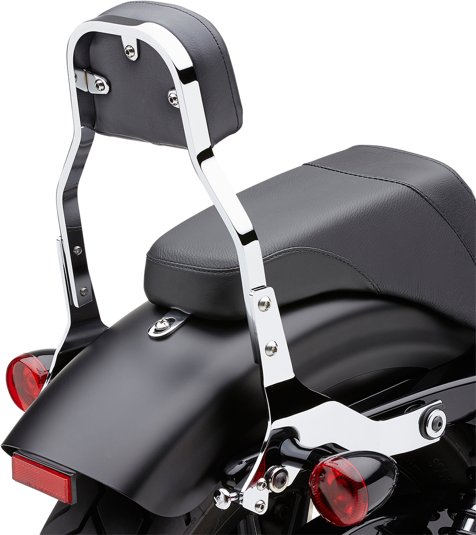 COBRA Backrest Kit - 11" - Chrome - Dyna 602-2024