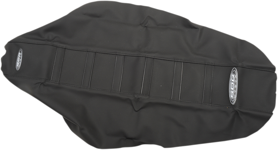 SDG 6-Ribbed Seat Cover - Black Ribs/Black Top/Black Sides 95960