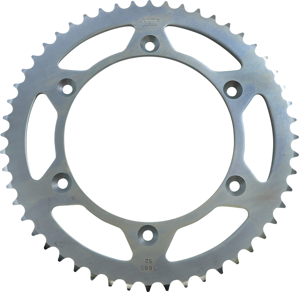 SUNSTAR SPROCKETS Steel Rear Sprocket - 52 Tooth - Yamaha 2-368552