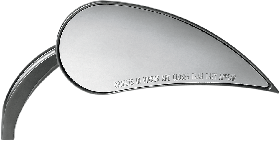 ARLEN NESS Rad III Mirror - Tear Drop - Black - Right 13-093