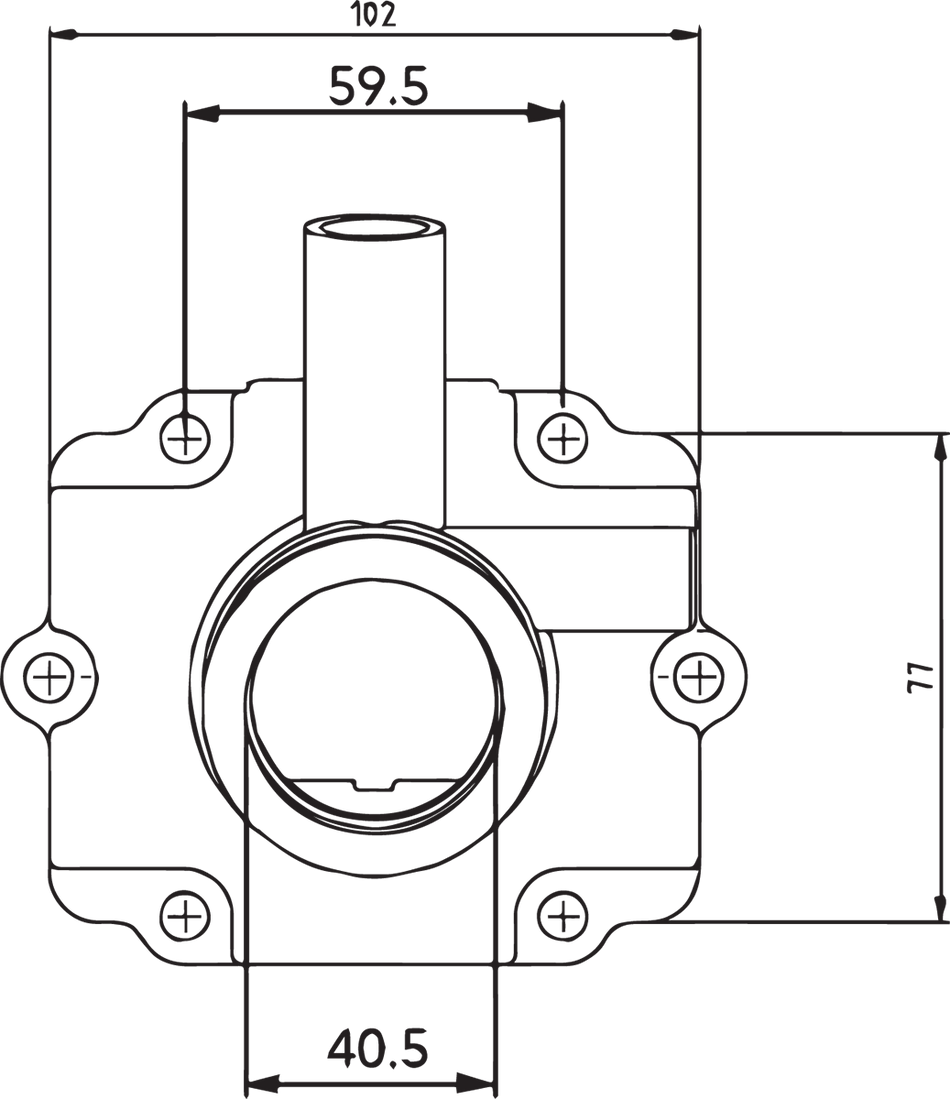 KIMPEX Carburetor Flange - Polaris 301730