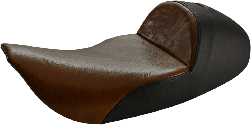 SADDLEMEN Seat - Lariat Solo - Low - Distressed Brown 897-06-0041