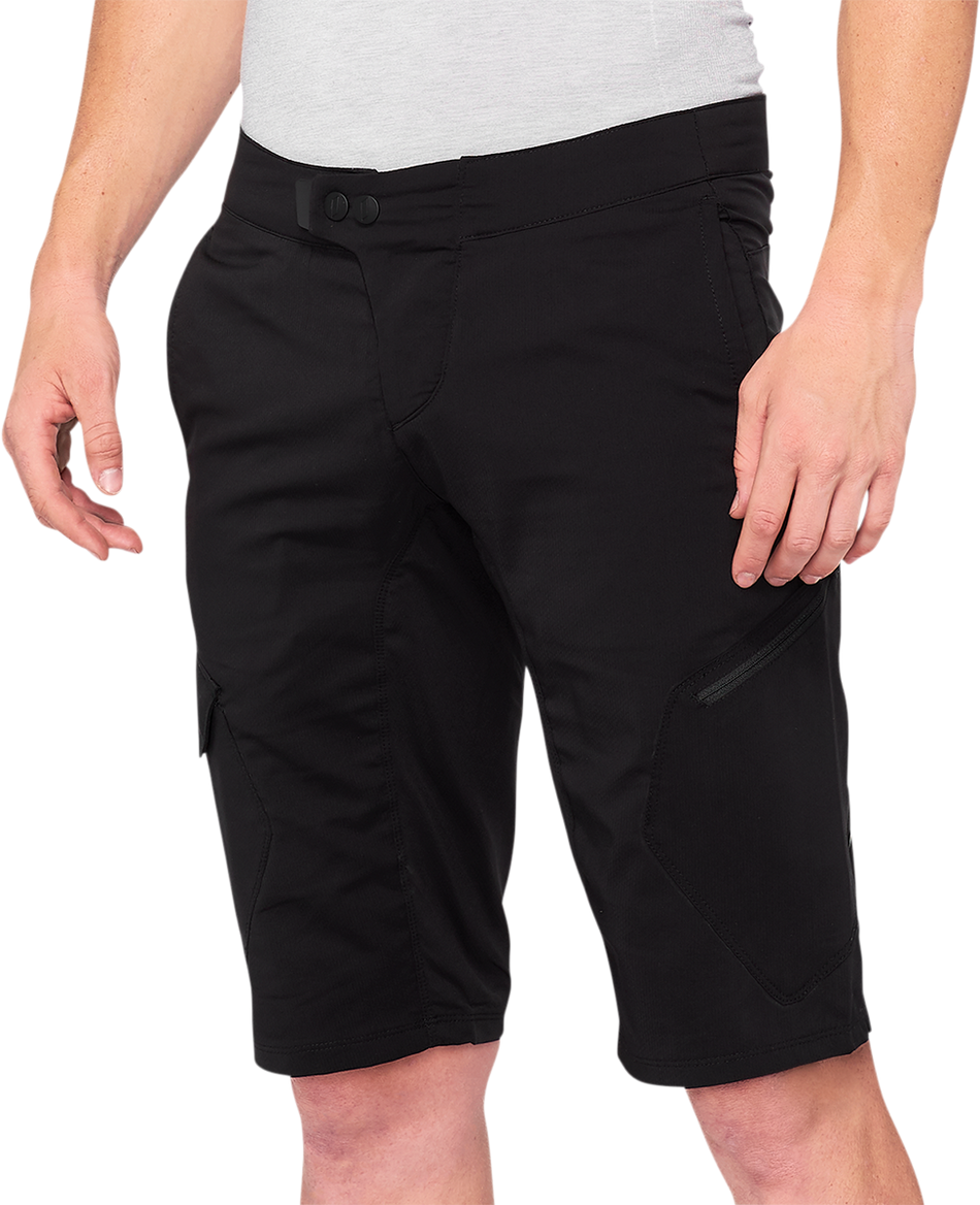 100% Ridecamp Shorts - Black - US 30 40029-00001