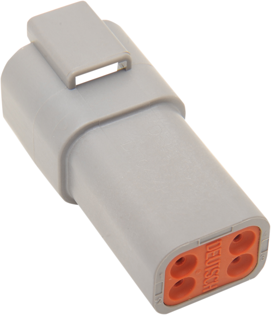 NAMZ Deutsch Receptacle - 4 Pin - Gray DR-4G