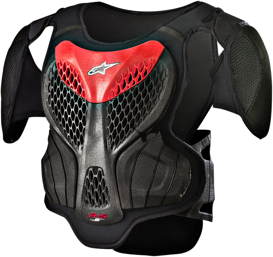 ALPINESTARS Youth A-5s Body Armor - Black/Red - S/M 6740518-13-SM