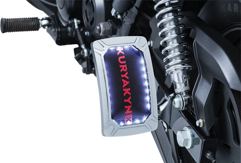 KURYAKYN License Plate Holder - Vertical - Chrome 3190