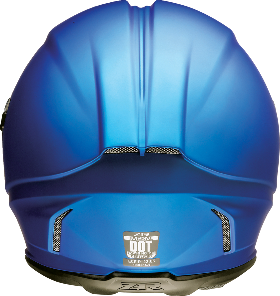 Z1R Jackal Helm - Satin - Blau - Mittel 0101-14830 