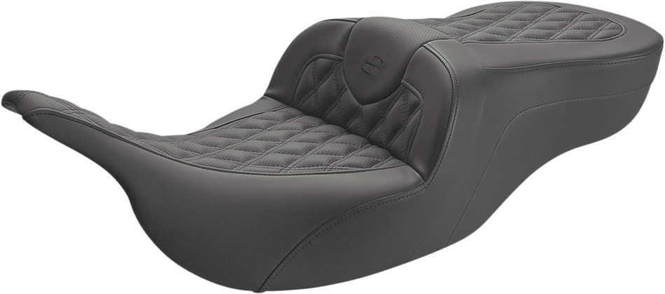 SADDLEMEN Roadsofa Seat - Full Lattice Stitch - Without Backrest 897-07-182