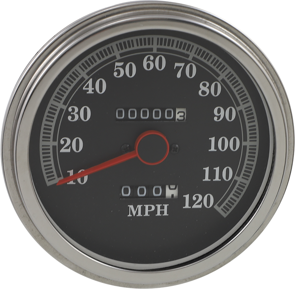 DRAG SPECIALTIES FL-Style 2240:60 Speedometer - '89-'95 Face NO RESET KNOB OR HARDWARE 72423M