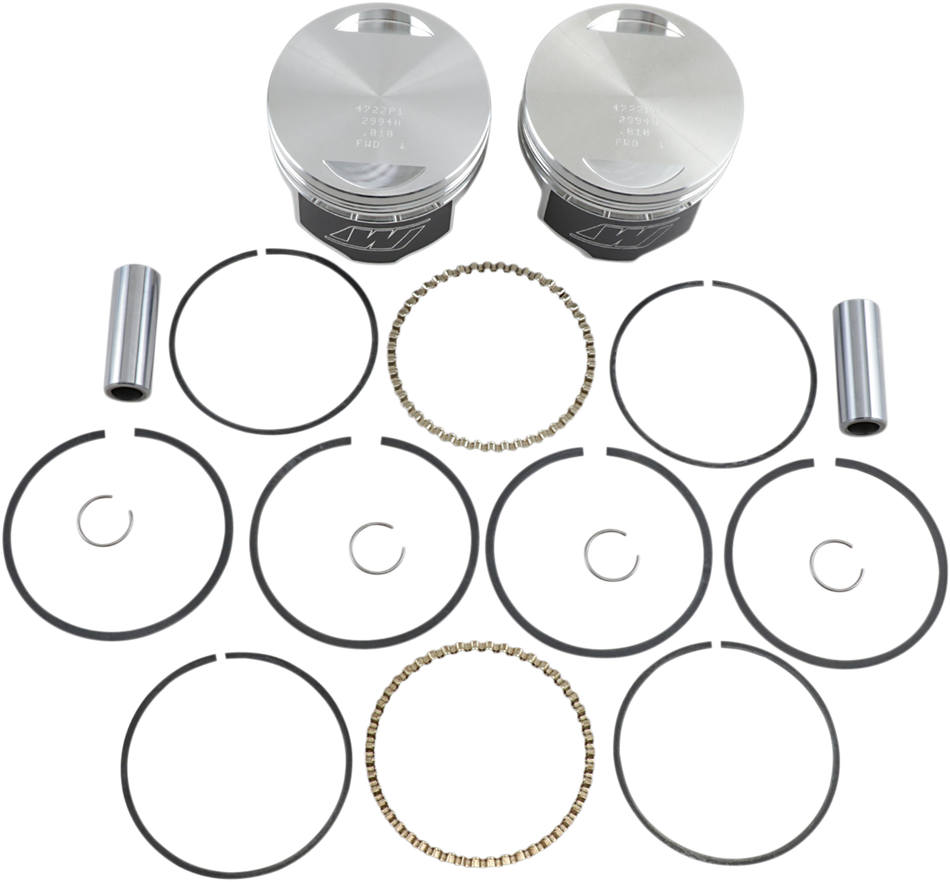 WISECO Piston Kit - .030 - Evolution - Big Twin High-Performance K1643