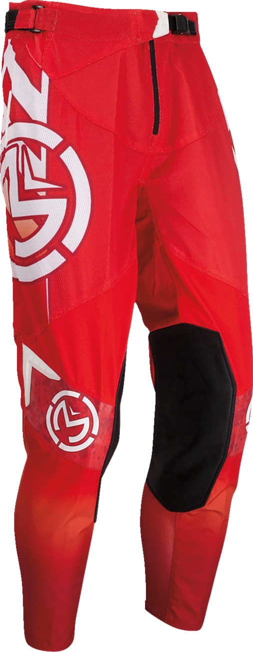 MOOSE RACING Pantalones Sahara - Rojo/Blanco - 28 2901-10715 