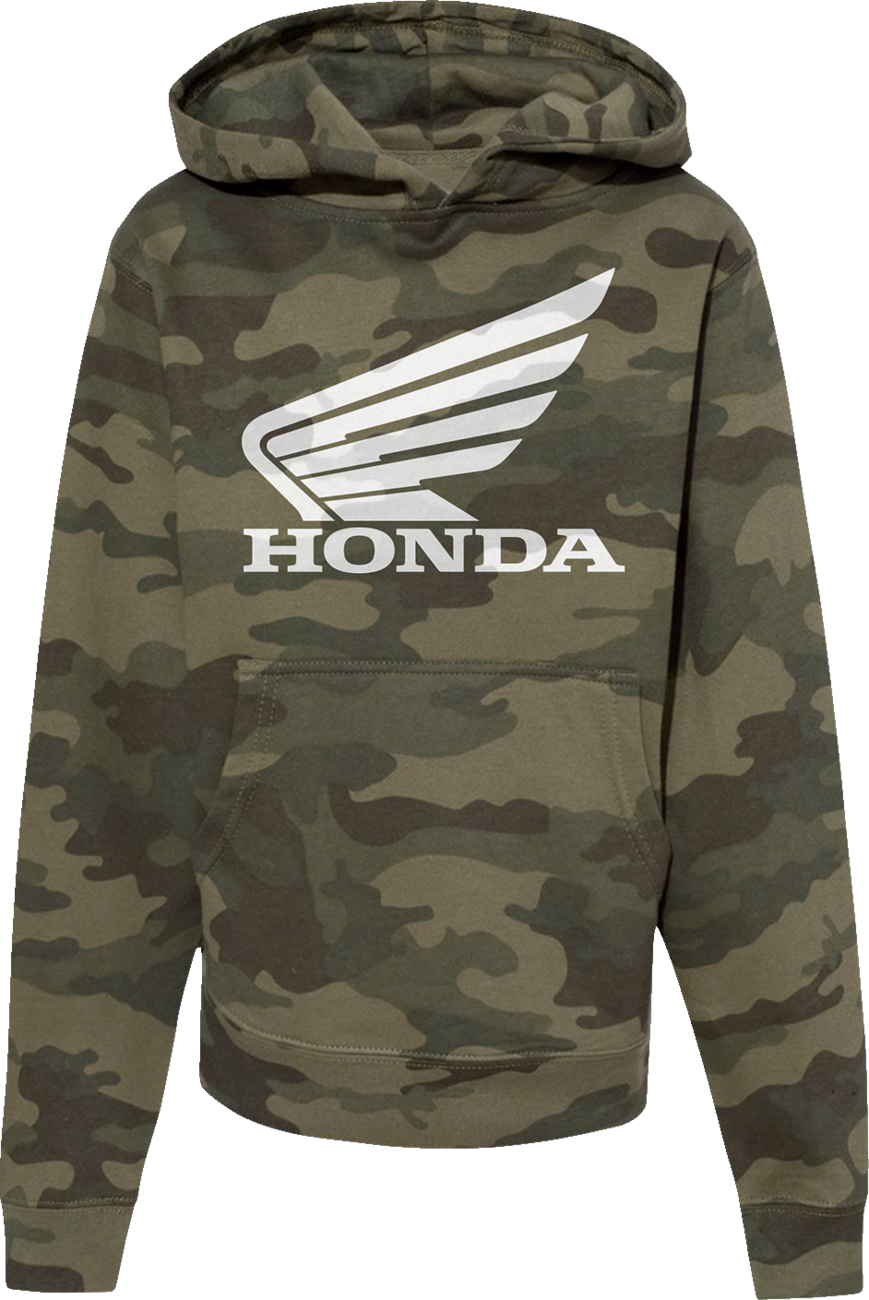 HONDA APPAREL Youth Honda Hoodie - Camo - Small NP21S-Y3036-S