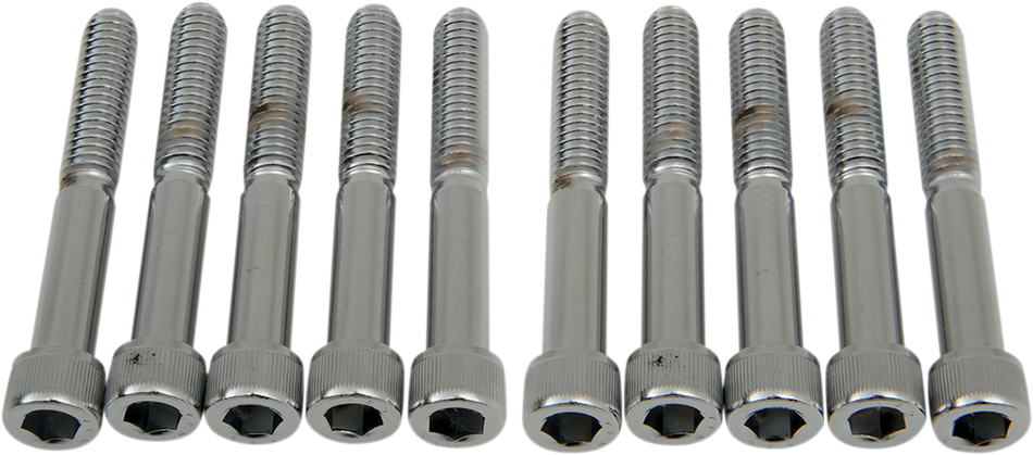 DRAG SPECIALTIES Bolts - Socket-Head - Knurled - 5/16-18 x 2-1/4" MPB222