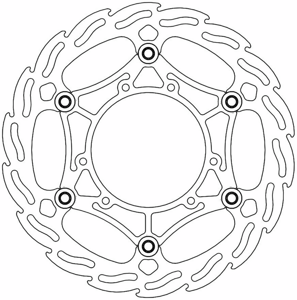 MOTO-MASTER Brake Rotor - Flame 260  CRF450R/X/ CRF250R / CR125/CR250 / Cannondale 111031-PU