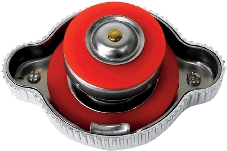 K&S TECHNOLOGIES High Pressure Radiator Cap - Chrome Cap - Red Seal - 23 PSI 58-1016BK