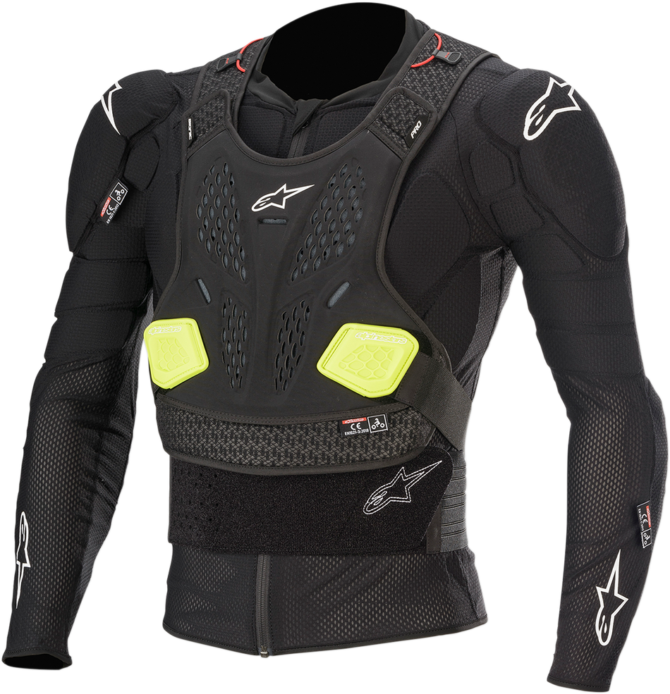 ALPINESTARS Bionic Pro v2 Jacke, Schwarz/Gelb, Größe S, 6506620-155-S