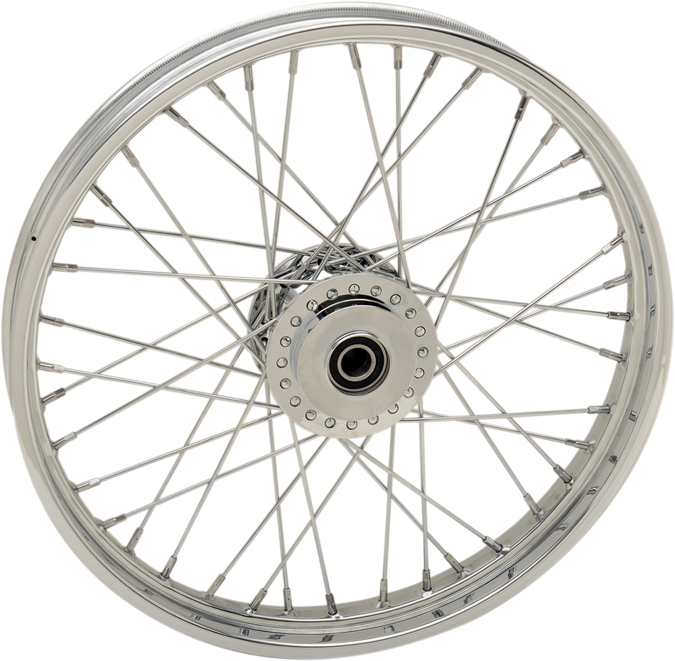 DRAG SPECIALTIES Front Wheel - Single Disc/No ABS - Chrome - 21"x2.15" - '08+ XL FITS 08-20 MODELS 64424