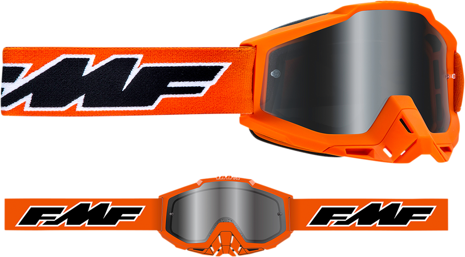 FMF Youth PowerBomb Goggles - Rocket - Orange - Silver Mirror F-50048-00003 2601-3000