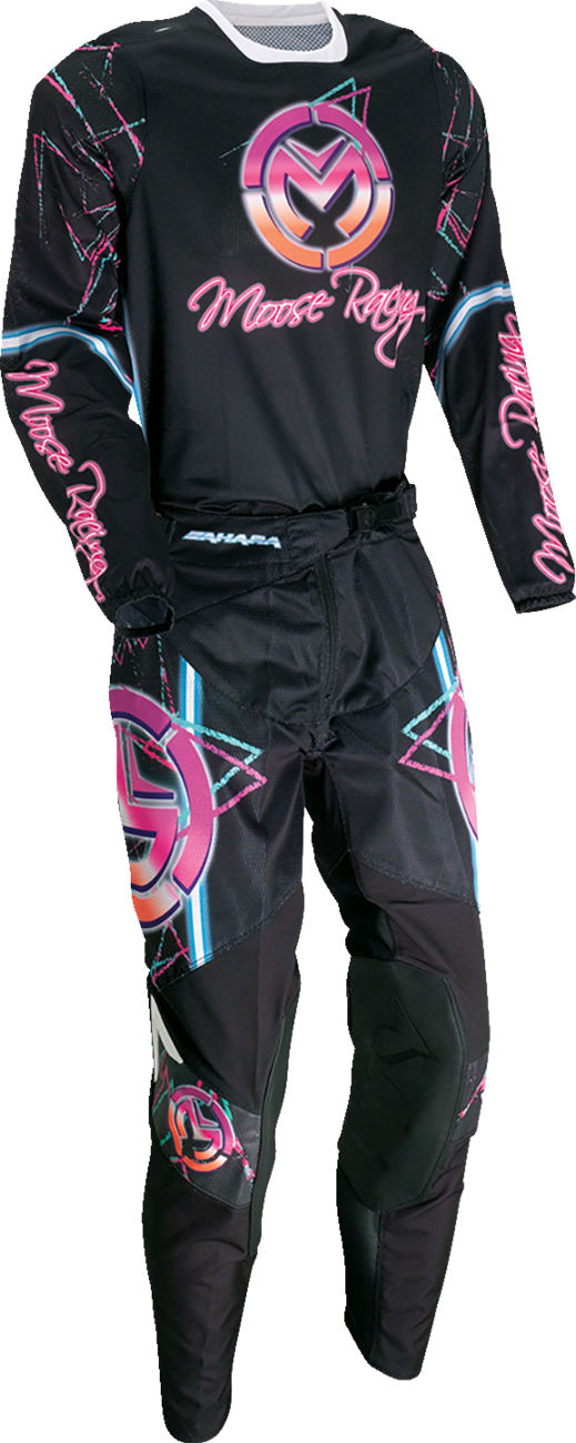 MOOSE RACING Pantalones Sahara - Rosa/Negro - 30 2901-10748