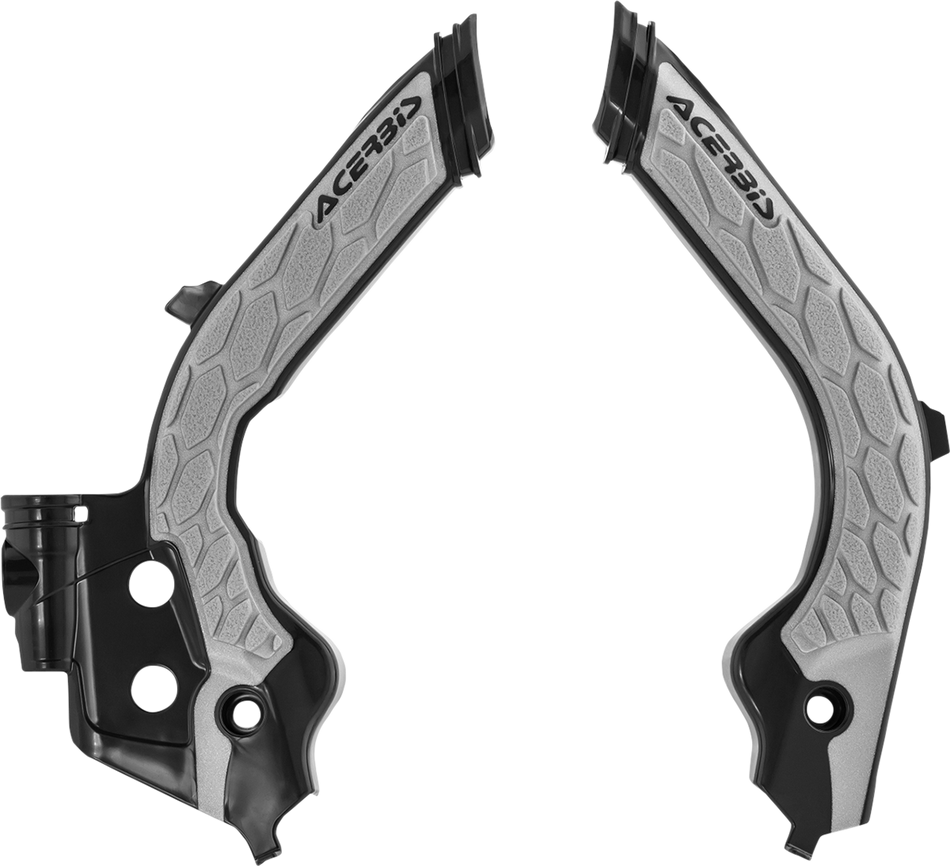 ACERBIS X-Grip Frame Guards - Black/Gray 2733451001