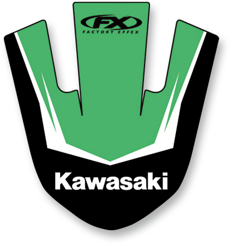 FACTORY EFFEX Front Fender Graphic - Kawasaki 19-30116