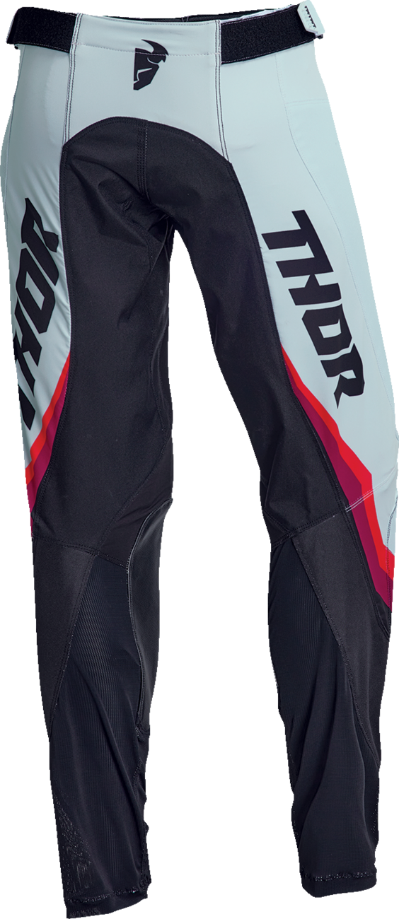 THOR Women's Pulse Rev Pants - Black/Mint - 3/4 2902-0324