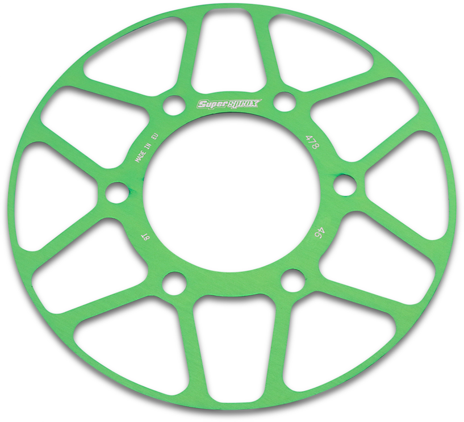 SUPERSPROX Edge Rear Sprocket Insert - Green RACD-478-46-GRN