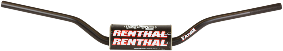 Manillar RENTHAL - Fatbar - 672 - SX/SXF/RM/RMZ/YZF - Negro 672-01-BK 