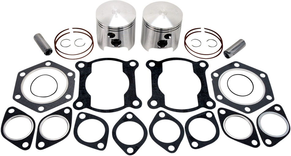 WISECO Piston Kit - Polaris - Liquid Cooled High-Performance SK1077