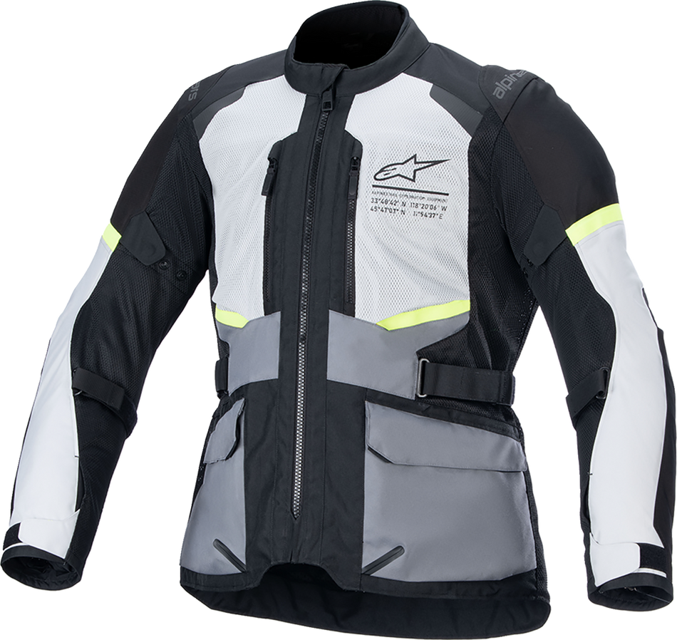 ALPINESTARS Andes Air Drystar® Jacket - Ice Gray/Dark Gray/Black - Small 3207924-9191-S