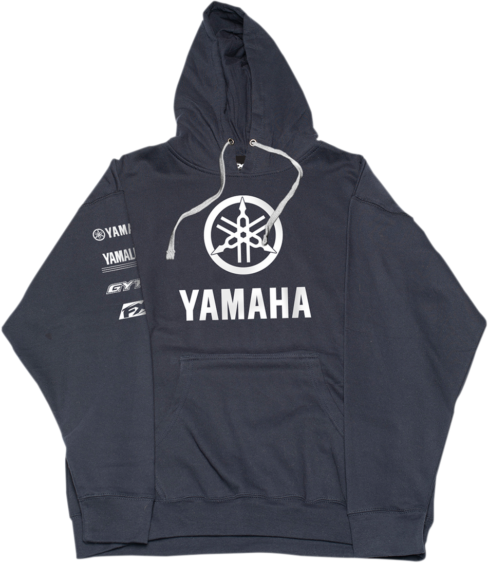 FACTORY EFFEX Yamaha Stack Hoodie - Navy - Large 22-88214