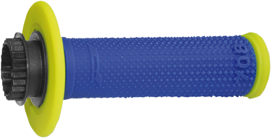 Puños PRO GRIP - Bloqueo - 708 - Amarillo fluorescente/Azul PA070800GFBL 